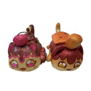 Aphmau MeeMeows Cat Plush 6" Sparkle Smores and Sundae Lot of 2 Carnival Treats